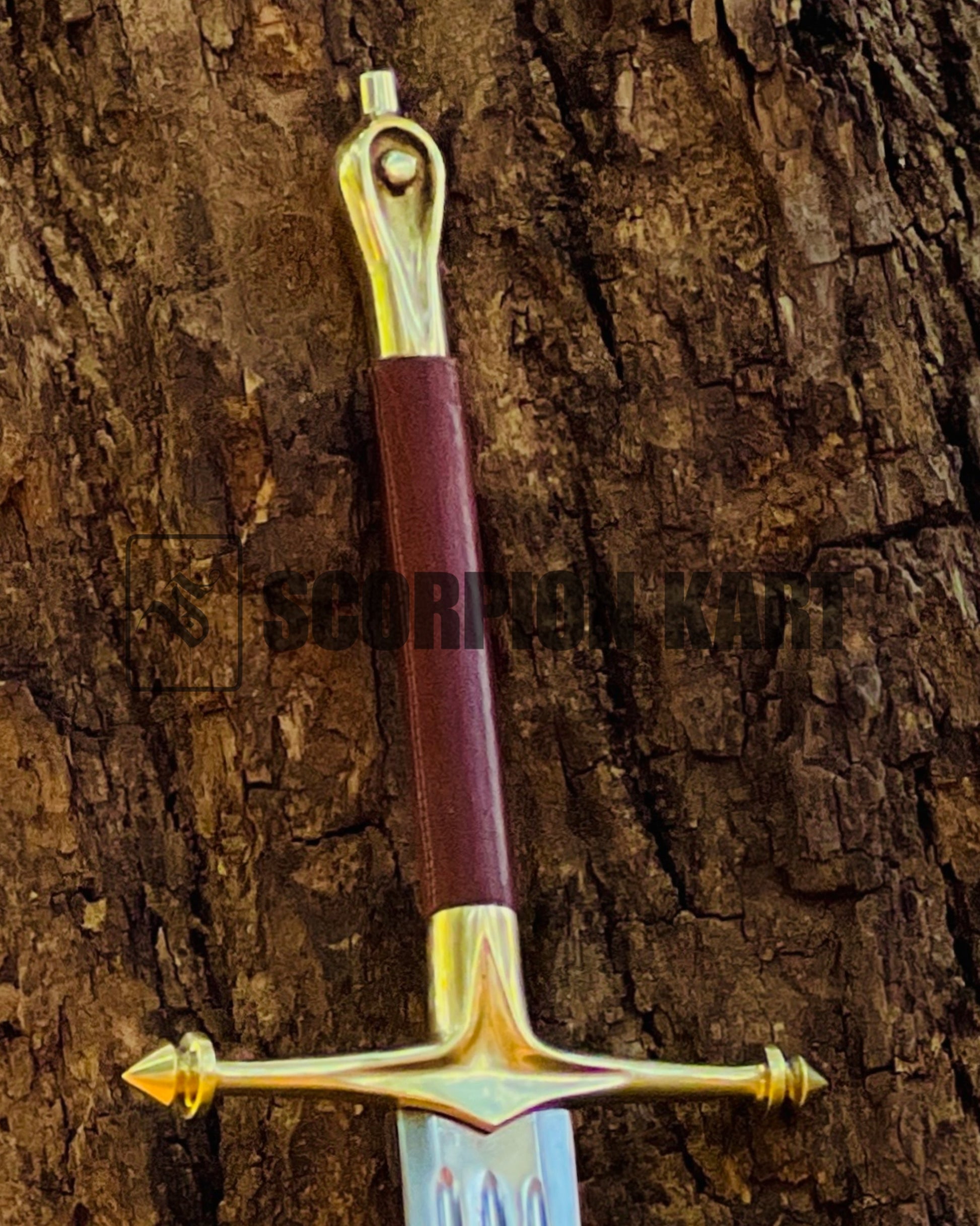 Exquisite Medieval Two-Handed Blade: A Masterpiece of Art - Premium best Happy Valentine Day gift from SCORPION KART - Just $145! Shop now at SCORPION KART
