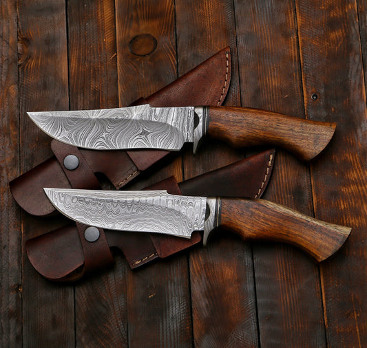 Bowie Knife Custom Made Hand Forged Damascus Steel Hunting Knife - Premium best Happy Valentine Day gift from SCORPION KART - Just $120! Shop now at SCORPION KART