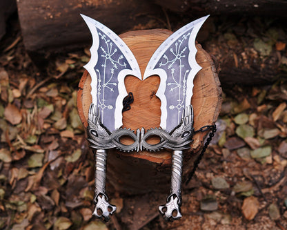 God of War Blades of Chaos Silver Metal, God of War, God of War Blades of Chaos Twin Blades - Premium best Happy Valentine Day gift from SCORPION KART - Just $250! Shop now at SCORPION KART