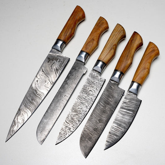 Damascus Chef Knife with FREE leather sheath | Gift for Husband | Kitchen Knife | Groomsmen Gift | handmade chef set - Premium best Happy Valentine Day gift from SCORPION KART - Just $145! Shop now at SCORPION KART