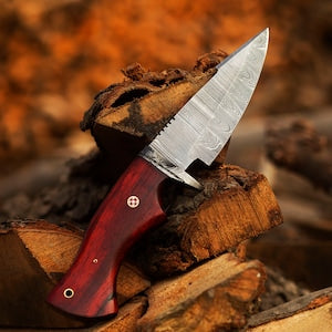 10' Damascus knife, Damascus Fixed Blade ,Hunting knife , Damascus Skinner knife, Damascus steel knife, Camping knife Walnut Wood - Premium best Happy Valentine Day gift from SCORPION KART - Just $84.54! Shop now at SCORPION KART
