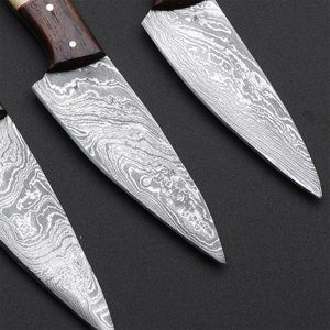 Handmade Damascus Steak Knife Set of 4 BBQ Knife, Table Steak Knife, Kitchen Knives, chef set, Camping Knife, father's gift Anniversary Gift - Premium best Happy Valentine Day gift from SCORPION KART - Just $114! Shop now at SCORPION KART