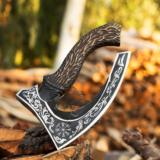 The Original custom hand forged pizza Axe , Viking pizza cutter axe , Viking Bearded Camping Axe, Best Birthday & Anniversary Gift For Him - Premium best Happy Valentine Day gift from SCORPION KART - Just $141.28! Shop now at SCORPION KART
